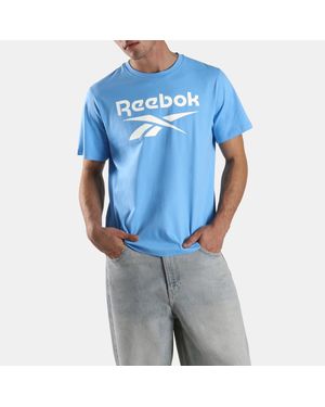 Reebok Big Logo Crew Neck T-Shirt - Blue