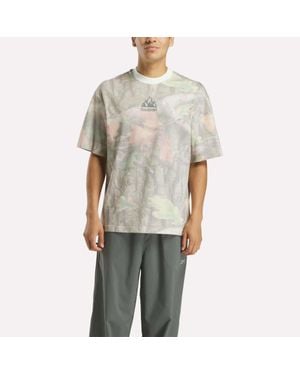 Reebok X Market Allover Print T-Shirt - Gray