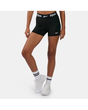 Reebok Id Train Ruched Booty Shorts - Black