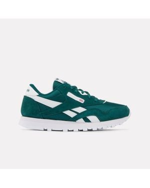 Reebok Classic Nylon Junior Trainers - Green