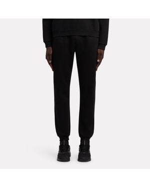 Reebok Identity Small Logo Fleece Jogger Trousers - Black