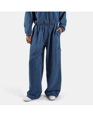 Reebok Street Sport Printed Cargo Trousers - Blue