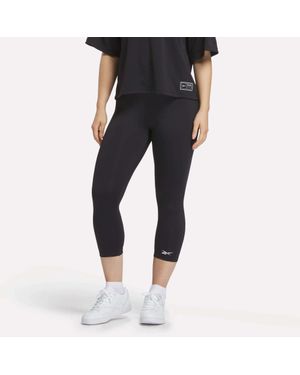 Reebok Id Basketball 3/4 Compression Leggings - Black