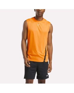 Reebok Training Sleeveless Tech T-Shirt - Orange