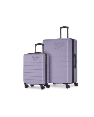 Reebok Captain 2 Piece Luggage Set - Purple