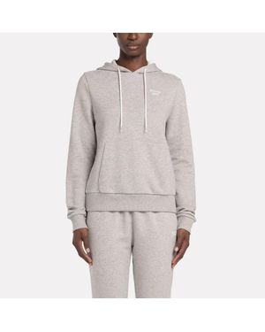 Reebok Identity Small Logo French Terry Hoodie - Grey