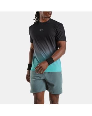 Reebok Athlete Speed Ombre-Herren-T-Shirt, Größe - Schwarz