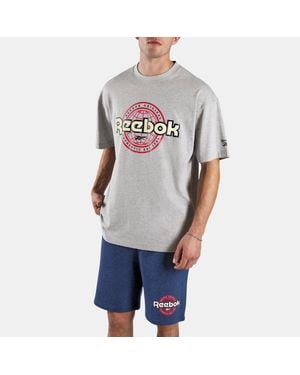 Reebok World T-Shirt, Afmeting - Grijs