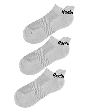 Reebok Calcetines Deportivos Esenciales Bajos (Paquete De 3) Tamaño - Blanco