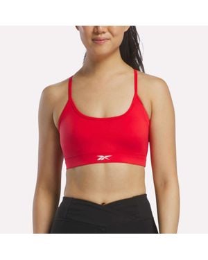 Reebok Strappy Sports Bra - Red