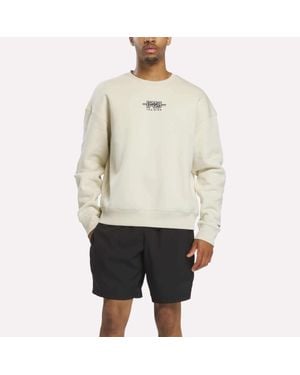 Reebok X F45 Training Relaxed Graphic Sweatshirt - White