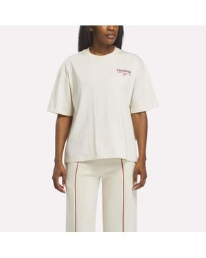 Reebok League Club Graphic T-Shirt - Natural