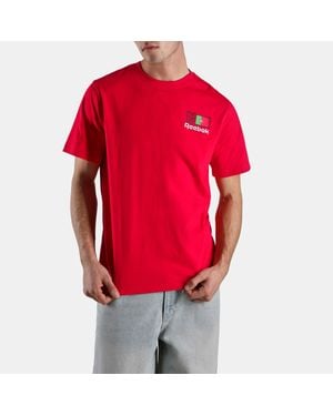 Reebok Portugal Football T-Shirt - Red