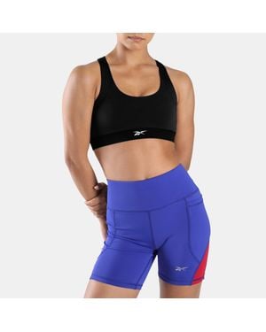 Reebok Id Train Racer Sports Bra - Blue