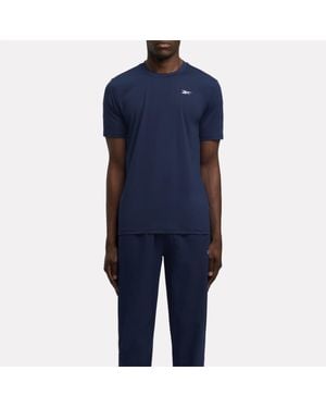 Reebok Id Train Stretch Tech T-Shirt - Blue
