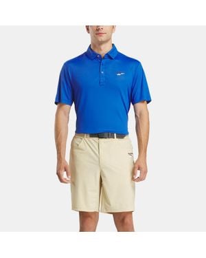Reebok Polo Bdc Colourblocked De Hombre, Tamaño - Azul