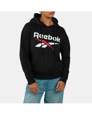 Reebok Marlowe 2 Col Logo Oversized Hoodie - Black