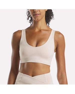 Reebok Yoga V-Neck Bra - Brown