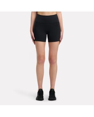 Reebok Lux High-Rise Mini Biker Shorts - Blue