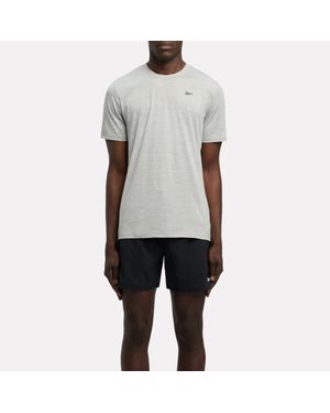 Reebok Id Train Stretch Tech T-Shirt - Grey