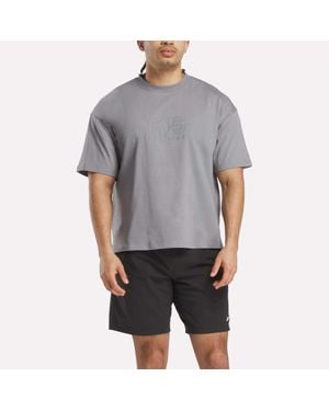 Reebok X F45 Training Tonal Graphic T-Shirt - Gray