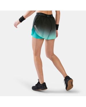 Reebok Athlete Speed 2-In-1 Ombre Mid Rise 3" Shorts - Blue