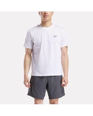 Reebok Id Small Logo T-Shirt - White
