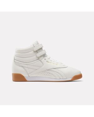 Reebok Freestyle Hi Damen-Trainer, Größe - Weiß