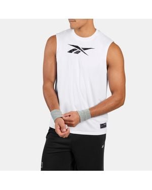 Reebok Id Basketball Sleeveless T-Shirt - White
