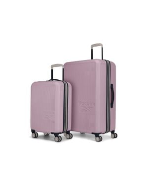 Reebok Action Duo 2 Piece Luggage Set - Purple