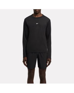 Reebok Id Basketball Long Sleeve Shooting T-Shirt - Black