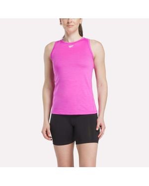 Reebok Marled Performance Tank Top - Purple