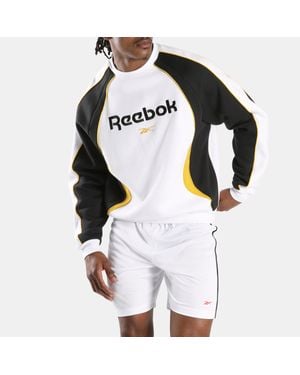 Reebok Sidewinder Football Crewneck Sweatshirt - White