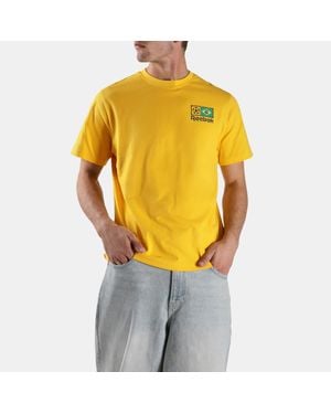 Reebok Brasil Football T-Shirt - Yellow