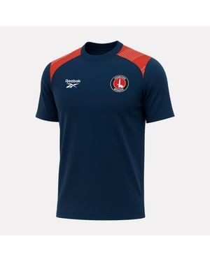 Reebok Charlton Athletic Training Boy's Tee - Blue