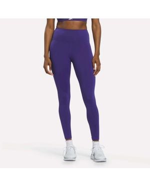 Reebok High-Rise Leggings - Purple