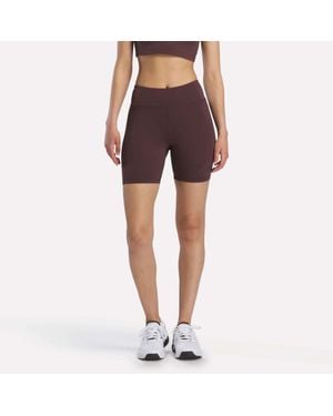 Reebok X F45 Training High-Rise Biker Shorts - Purple