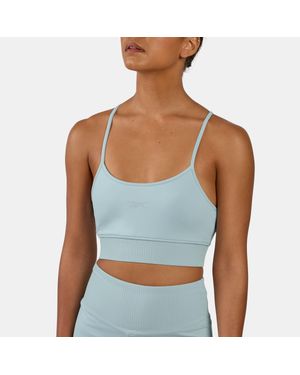 Reebok Lux Peached Sport-Bh Mit Trägern, Größe - Blau