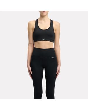 Reebok Lux Speed Racerback Sports Bra - Black