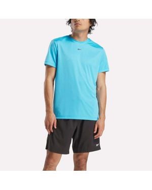 Reebok Id Train Short Sleeve Tech Tee - Blue