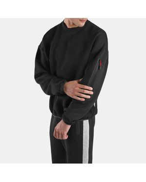 Reebok Dreamblend Spacer Crew Sweater, Afmeting - Zwart