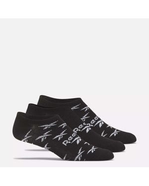 Reebok No-Show Liner Socks 3 Pairs - Black