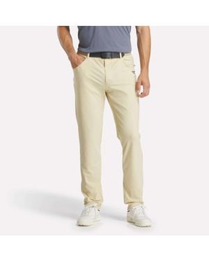 Reebok Favorite 5-Pocket Relaxed Fit Golf Pants - Natural