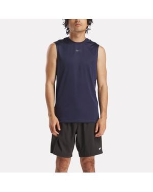 Reebok Id Train Sleeveless Tech T-Shirt - Blue