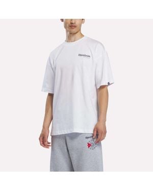 Reebok Relaxed Logo T-Shirt - White