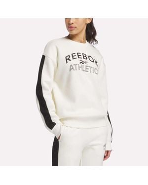 Reebok Fleece Crew Sweatshirt - White