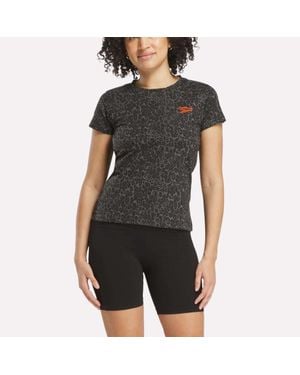 Reebok Leopard Print Baby T-Shirt - Black