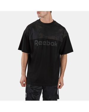 Reebok Street Sport Printed T-Shirt - Black