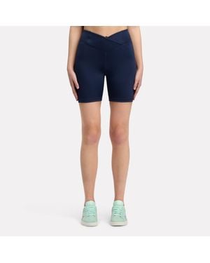 Reebok Id Train High Rise 6.5" Biker Shorts - Blue