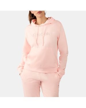 Reebok Studded Logo Hoodie - Pink